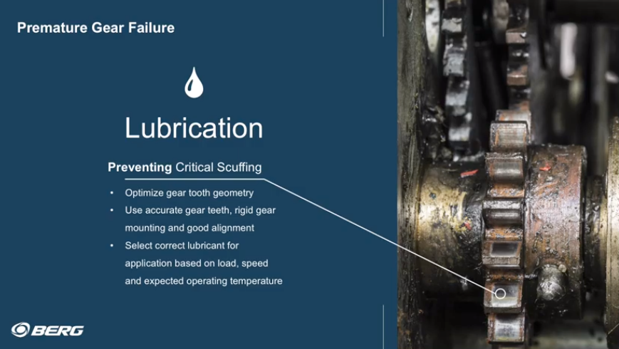 lubrication-failure-gear-scuffing.png gear scuffing caused by lack of lubrication leading to premature gear failure