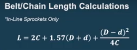 belt-chain-length-calculation.png formula for calculating belt or chain length for a drive system