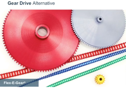flex-e-gear.png Flex-E-Gear gear drive alternative with sprocket gears